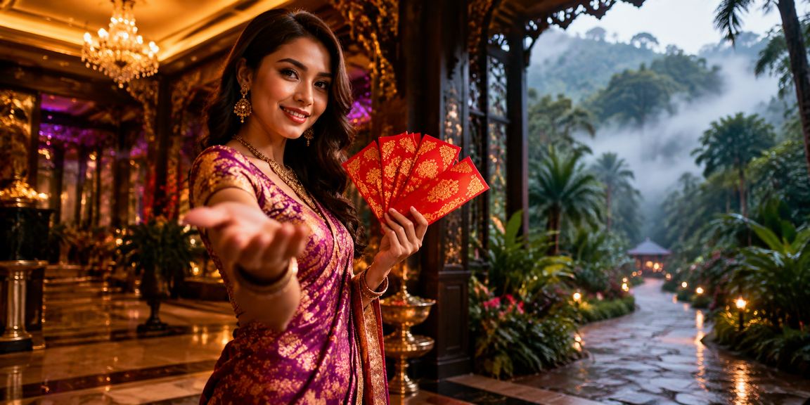 Sampul merah bonus perayaan Malaysia dalam suasana permainan 375